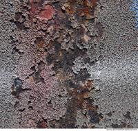 Photo Texture of Metal Paint Peeling